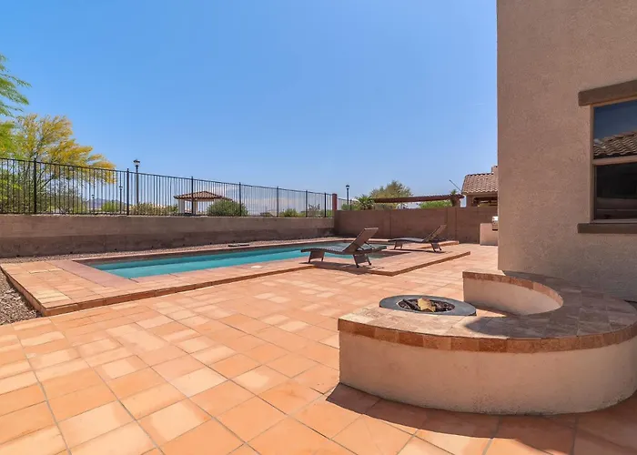King Bed Pool Fire Pit Office Holiday home Liberty
